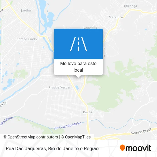 Rua Das Jaqueiras mapa
