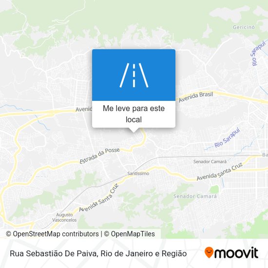 Rua Sebastião De Paiva mapa