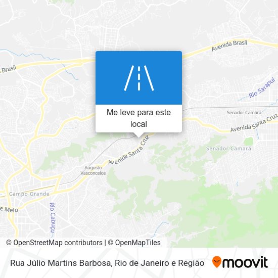 Rua Júlio Martins Barbosa mapa