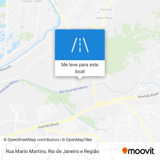 Rua Mario Martins mapa