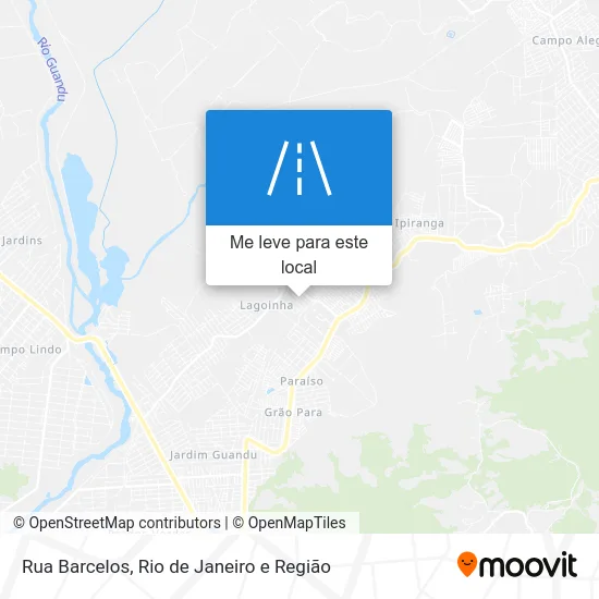 Rua Barcelos mapa