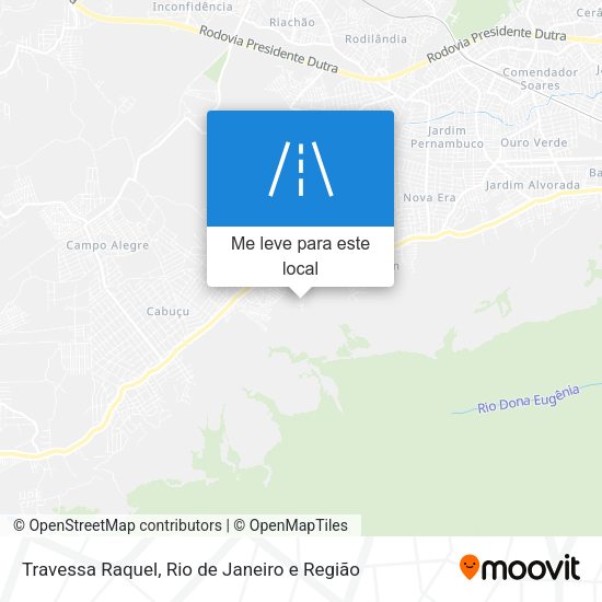 Travessa Raquel mapa