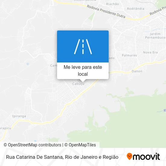 Rua Catarina De Santana mapa