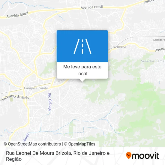 Rua Leonel De Moura Brizola mapa