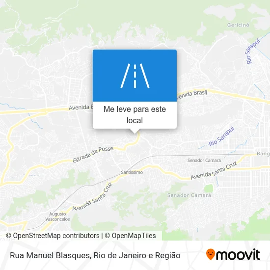 Rua Manuel Blasques mapa