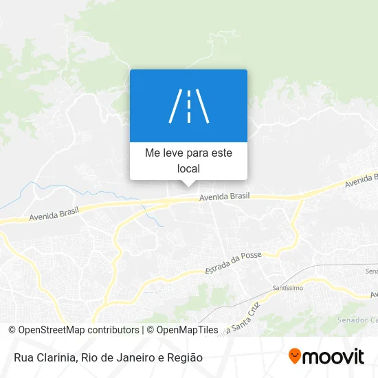 Rua Clarinia mapa