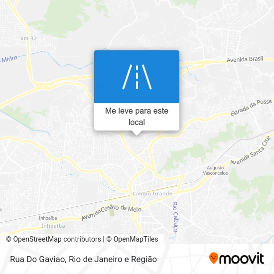 Rua Do Gaviao mapa