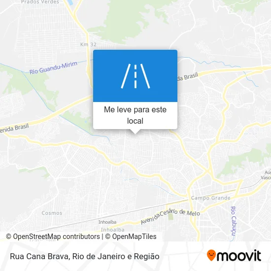 Rua Cana Brava mapa