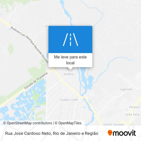 Rua Jose Cardoso Neto mapa