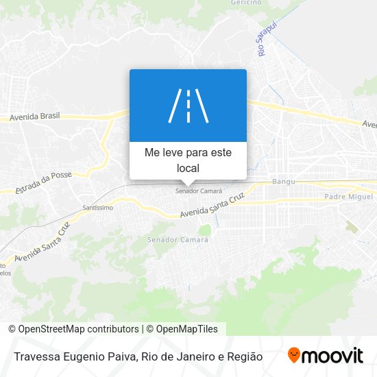 Travessa Eugenio Paiva mapa