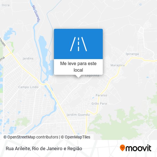 Rua Arileite mapa