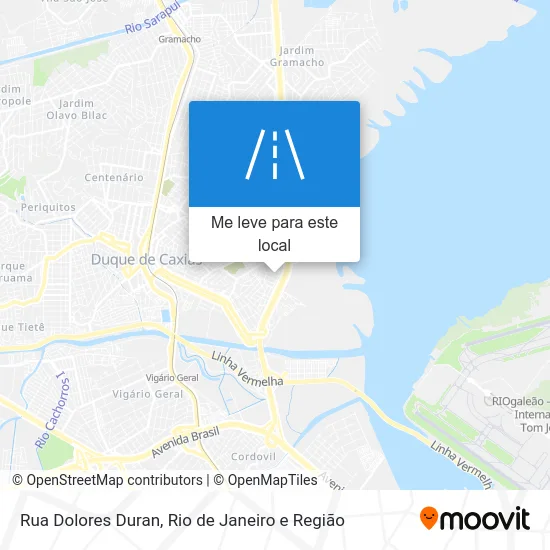 Rua Dolores Duran mapa