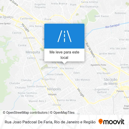 Rua Joao Padcoal De Faria mapa