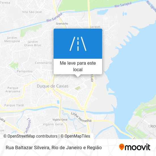 Rua Baltazar Silveira mapa