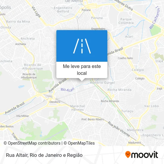 Rua Altair mapa