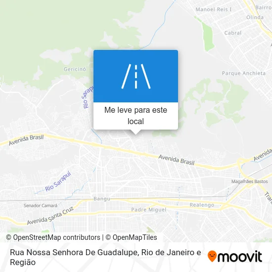 Rua Nossa Senhora De Guadalupe mapa