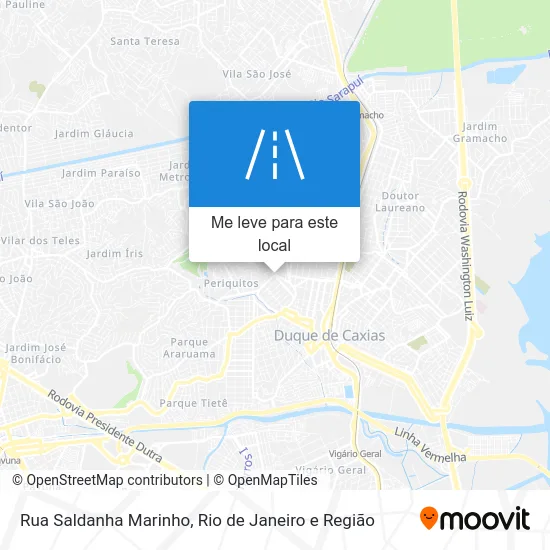 Rua Saldanha Marinho mapa