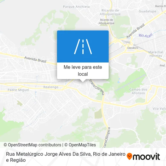 Rua Metalúrgico Jorge Alves Da Silva mapa