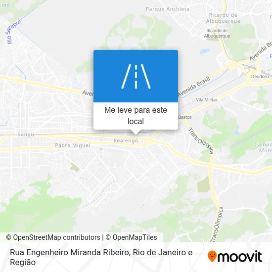 Rua Engenheiro Miranda Ribeiro mapa
