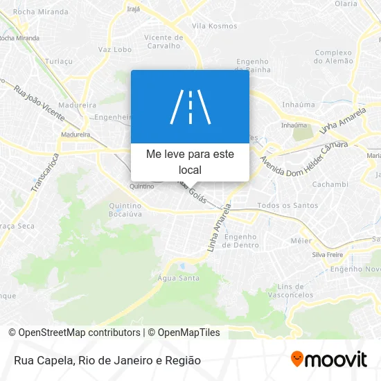 Rua Capela mapa