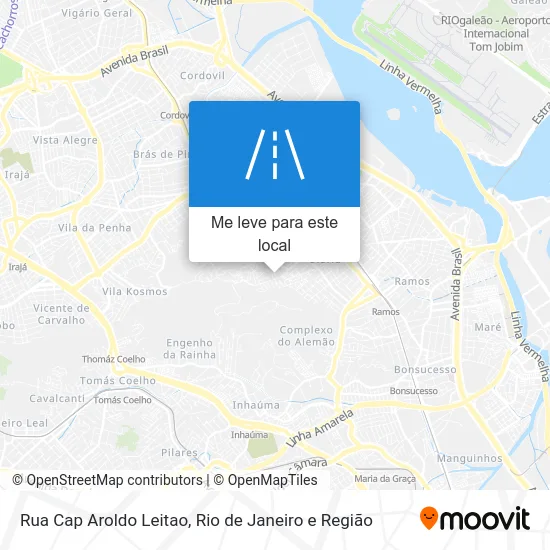 Rua Cap Aroldo Leitao mapa