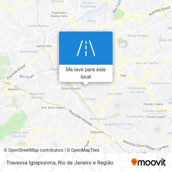 Travessa Igrapiunma mapa