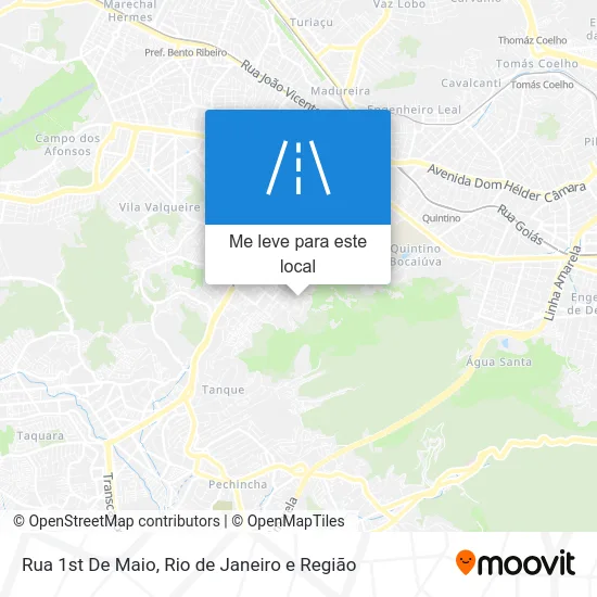 Rua 1st De Maio mapa