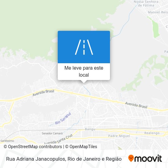 Rua Adriana Janacopulos mapa