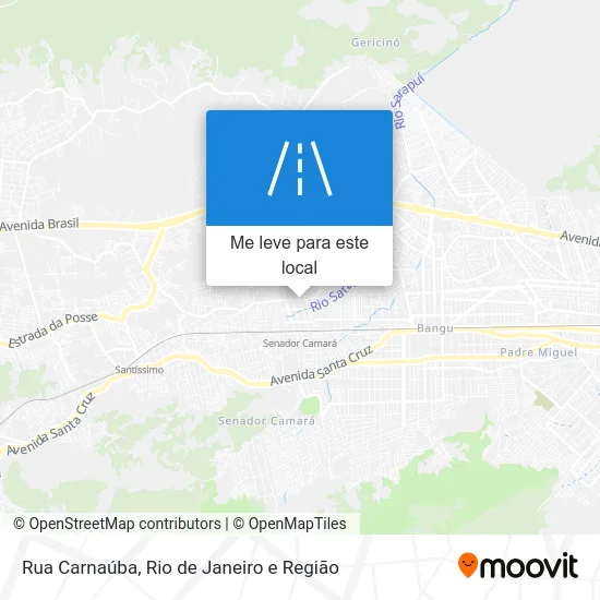 Rua Carnaúba mapa