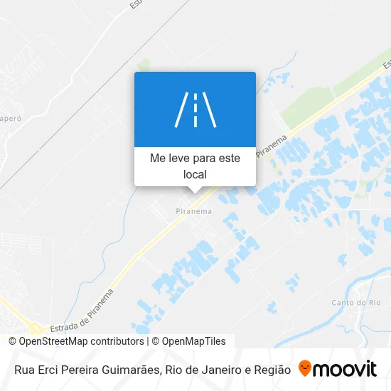 Rua Erci Pereira Guimarães mapa
