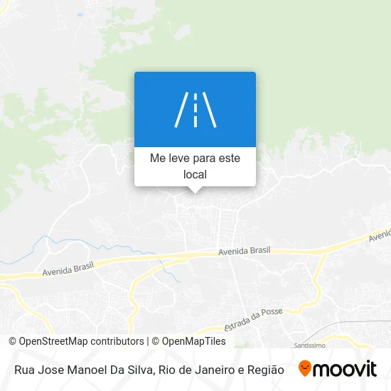 Rua Jose Manoel Da Silva mapa