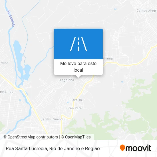 Rua Santa Lucrécia mapa