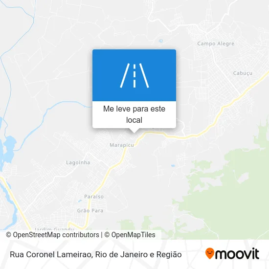 Rua Coronel Lameirao mapa