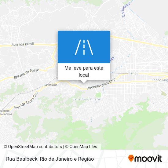 Rua Baalbeck mapa