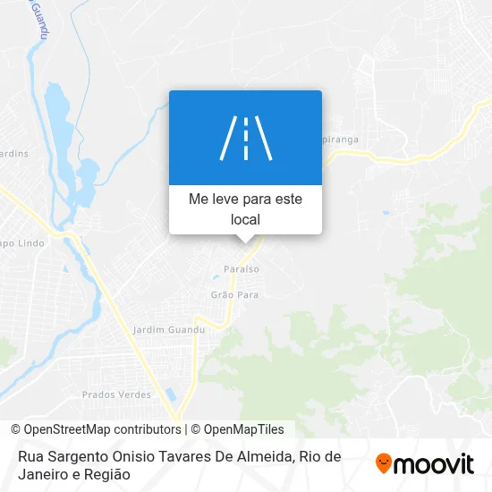 Rua Sargento Onisio Tavares De Almeida mapa