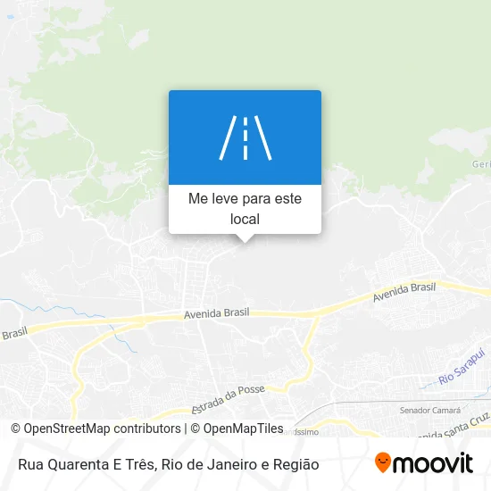 Rua Quarenta E Três mapa