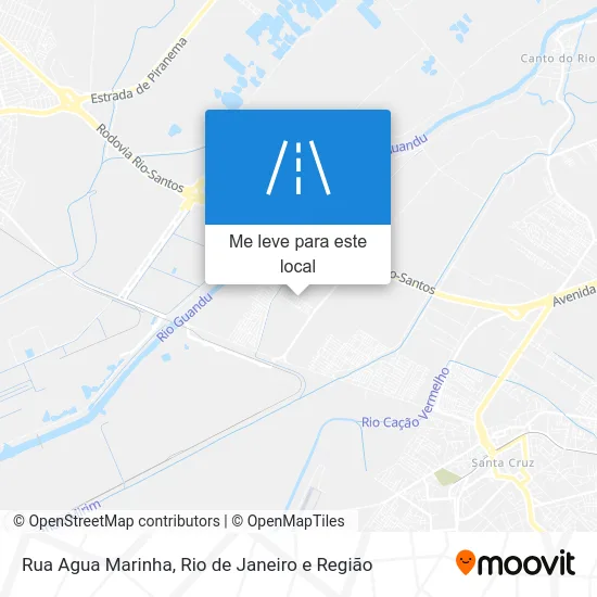 Rua Agua Marinha mapa