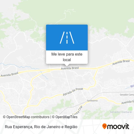 Rua Esperança mapa