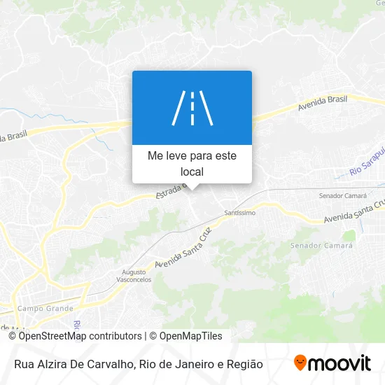 Rua Alzira De Carvalho mapa