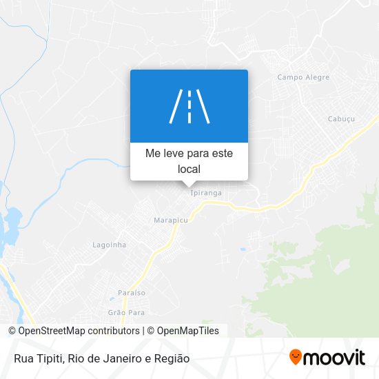 Rua Tipiti mapa