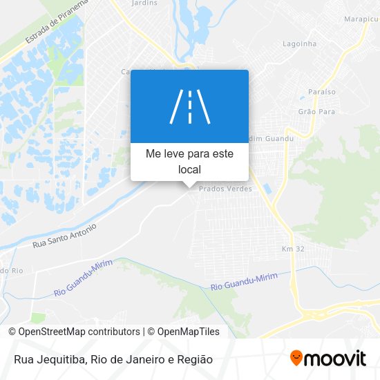 Rua Jequitiba mapa