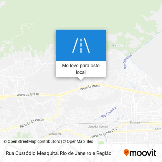 Rua Custódio Mesquita mapa