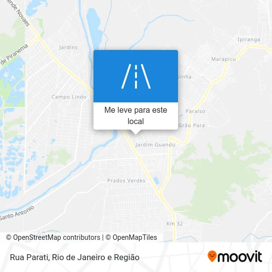 Rua Parati mapa