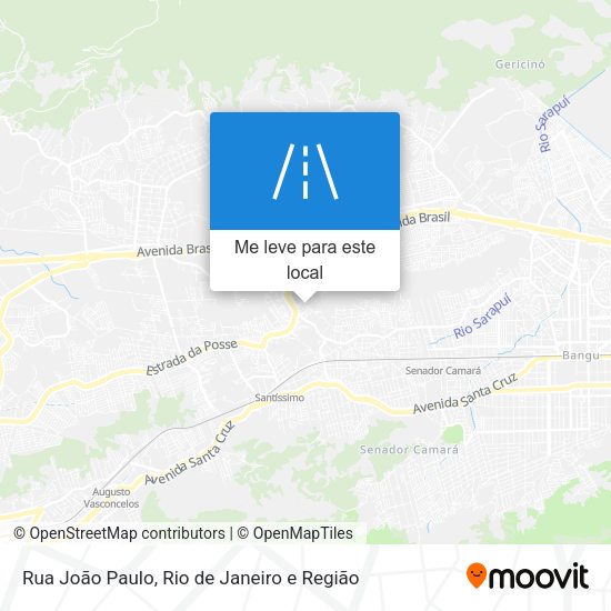 Rua João Paulo mapa