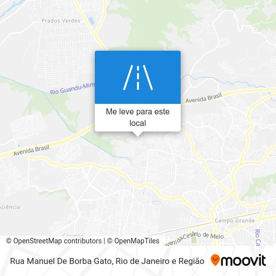 Rua Manuel De Borba Gato mapa