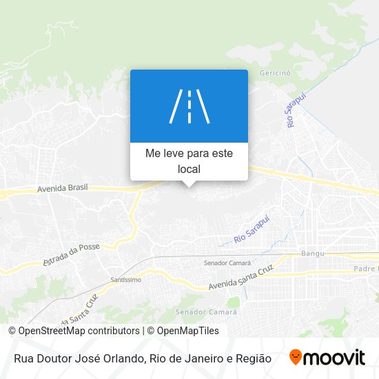 Rua Doutor José Orlando mapa