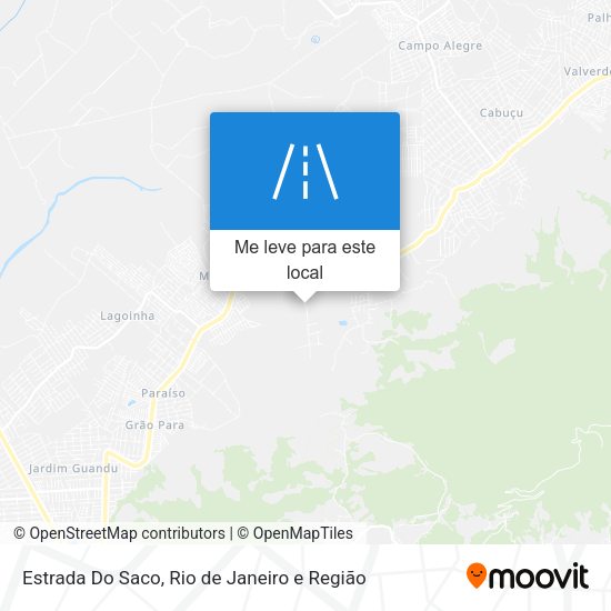 Estrada Do Saco mapa
