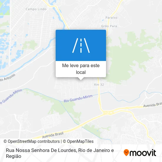 Rua Nossa Senhora De Lourdes mapa