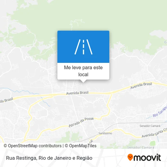 Rua Restinga mapa