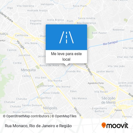 Rua Monaco mapa